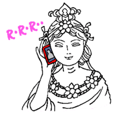 Beautiful celestial maiden sticker #8533201