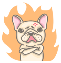 Frenchy the French Bulldog sticker #8533739