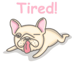 Frenchy the French Bulldog sticker #8533741