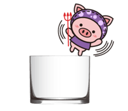 Color Pigs  2 (Cup edge) sticker #8533988