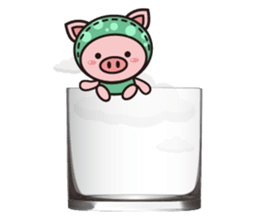 Color Pigs  2 (Cup edge) sticker #8533990