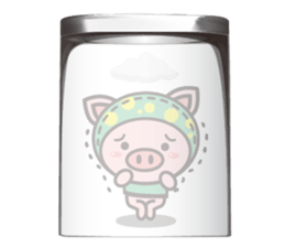 Color Pigs  2 (Cup edge) sticker #8533997