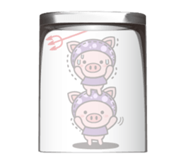 Color Pigs  2 (Cup edge) sticker #8533998