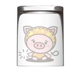 Color Pigs  2 (Cup edge) sticker #8534001