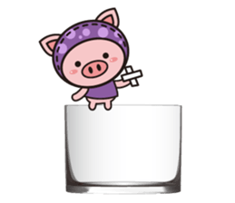 Color Pigs  2 (Cup edge) sticker #8534016