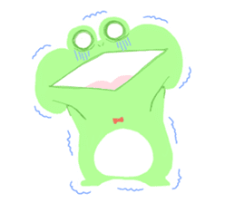 pastel frog sticker #8534071