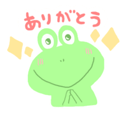 pastel frog sticker #8534072