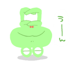 pastel frog sticker #8534078