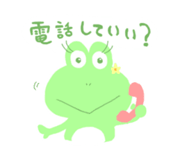 pastel frog sticker #8534080