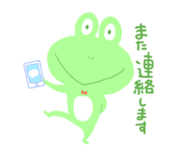 pastel frog sticker #8534084