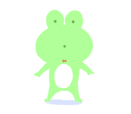 pastel frog sticker #8534087