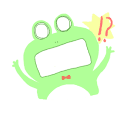 pastel frog sticker #8534091