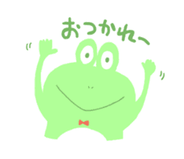 pastel frog sticker #8534097