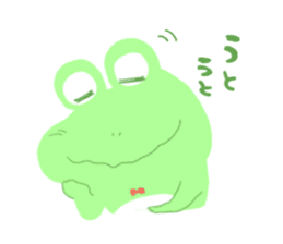 pastel frog sticker #8534100