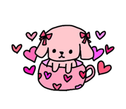 colorful puppies sticker #8534151