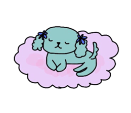 colorful puppies sticker #8534161