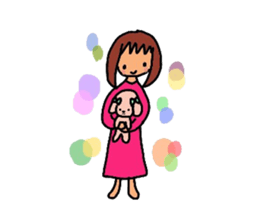 colorful puppies sticker #8534171