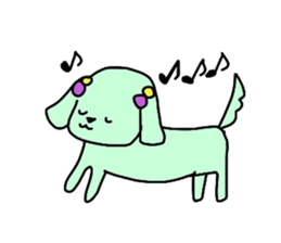 colorful puppies sticker #8534178