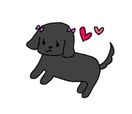 colorful puppies sticker #8534179