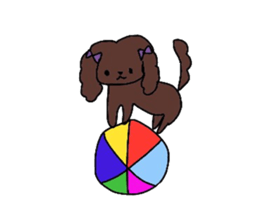 colorful puppies sticker #8534182