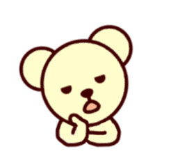 Cute Bear's sticker sticker #8535432