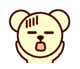 Cute Bear's sticker sticker #8535433