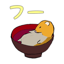 Hamster fat sticker #8535521