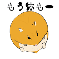 Hamster fat sticker #8535535