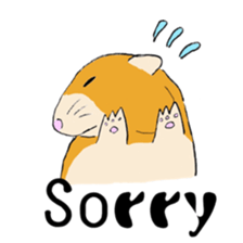 Hamster fat sticker #8535539