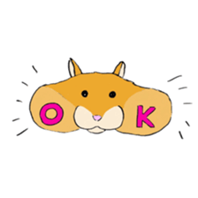 Hamster fat sticker #8535542