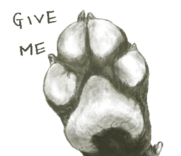 a old dog sticker #8536266