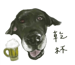 a old dog sticker #8536277