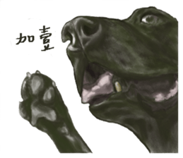 a old dog sticker #8536279