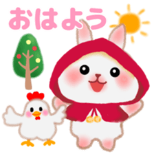 Little Red Riding Hood Rabbit sticker #8536666