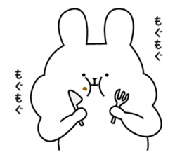 Daily life of deadpan rabbit sticker #8536893