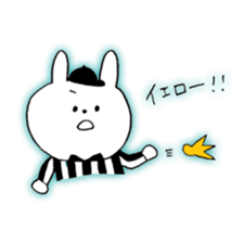 football rabit sticker #8537381