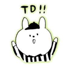 football rabit sticker #8537383