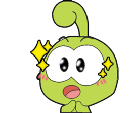 BUG KOB (GREEN FROG) sticker #8537548