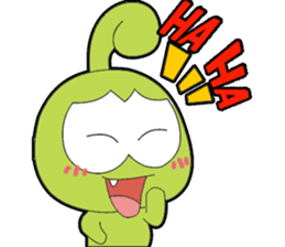 BUG KOB (GREEN FROG) sticker #8537549