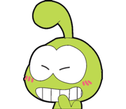 BUG KOB (GREEN FROG) sticker #8537550