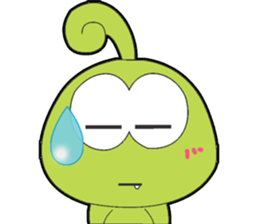 BUG KOB (GREEN FROG) sticker #8537551