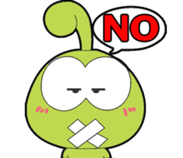 BUG KOB (GREEN FROG) sticker #8537552