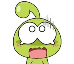 BUG KOB (GREEN FROG) sticker #8537563