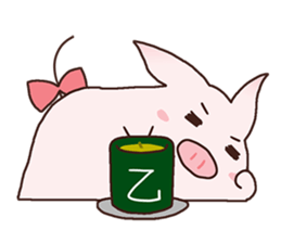 " Pukuboo " of Pukupuku Piglet sticker #8538754