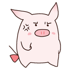 " Pukuboo " of Pukupuku Piglet sticker #8538772