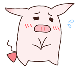 " Pukuboo " of Pukupuku Piglet sticker #8538776