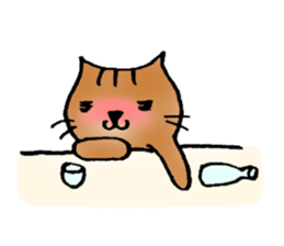 A cat named Torata5 in winter sticker #8539041