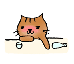 A cat named Torata5 in winter sticker #8539041
