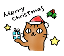 A cat named Torata5 in winter sticker #8539043