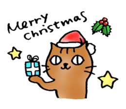 A cat named Torata5 in winter sticker #8539043